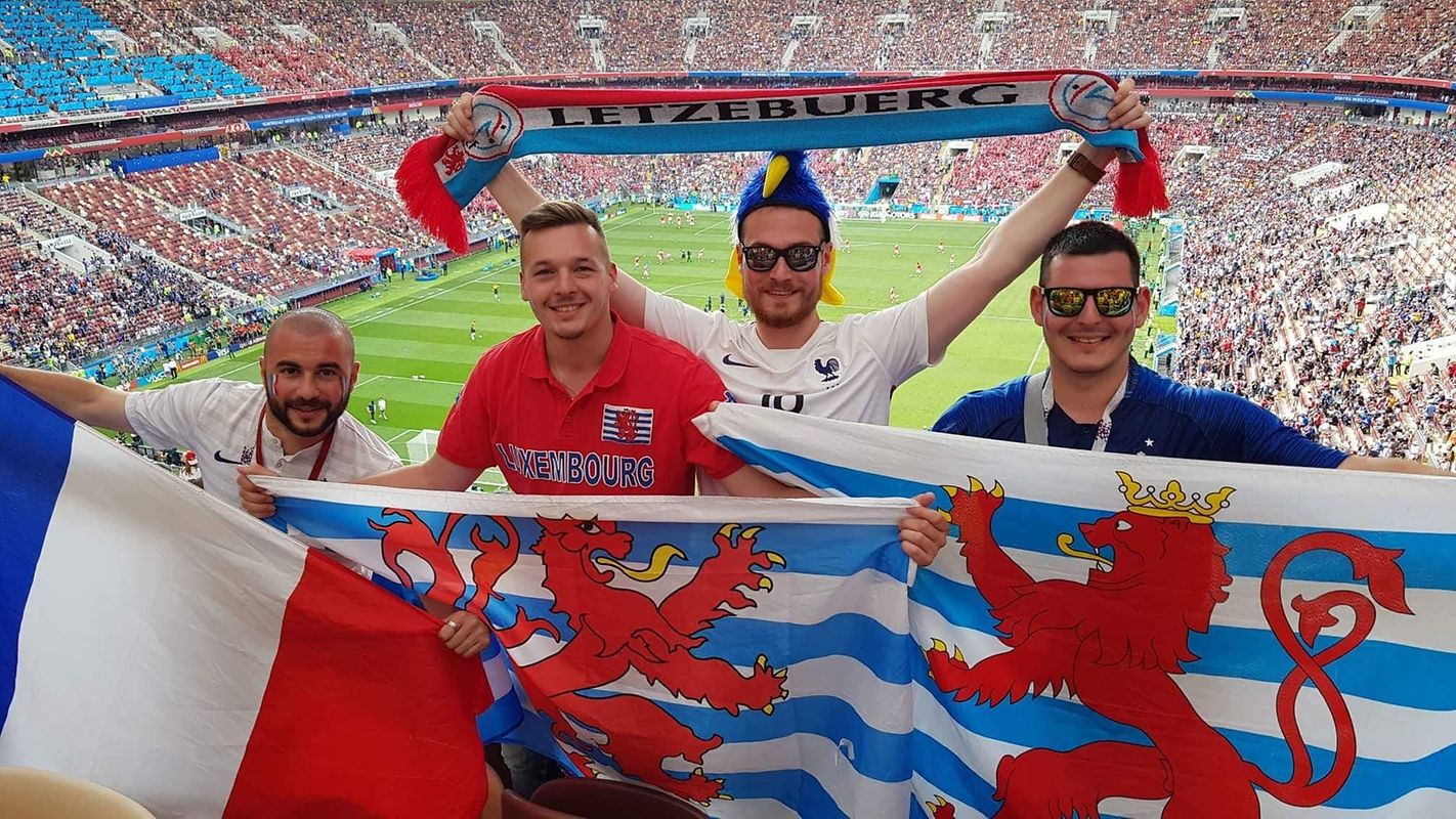 Dominique Lalli, Jeremy Huot, Thibaud Ghielmini und Vincent Reding in Moskau.