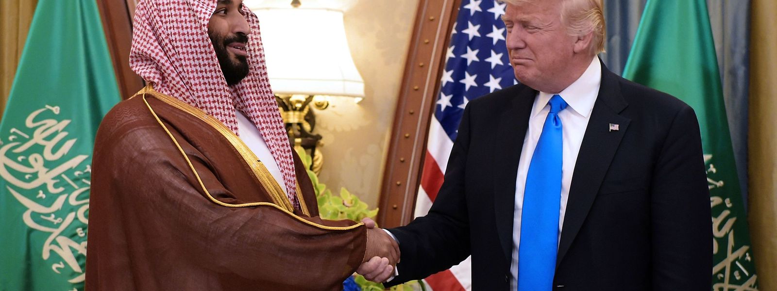 Donald Trump und Kronprinz Mohamed Bin Slaman im Mai 2017.