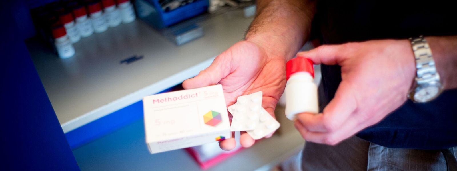 1989 hat die „Jugend- an Drogenhëllef“ das Methadon-Programm in Luxemburg eingeführt. Das Medikament dient als Ersatz für Heroin.