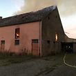 The fire at this barn in Crauthem kept firefighters busy until 3am. 