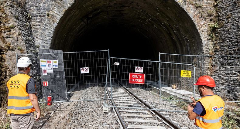 Der Tunnel ist nicht mehr zugänglich.