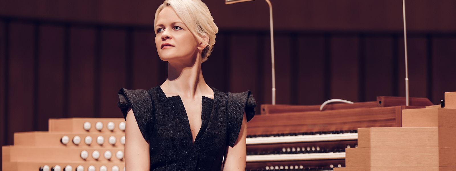 Ivata Apkalna ist eine der wenigen Frauen im Orgel-Genre.