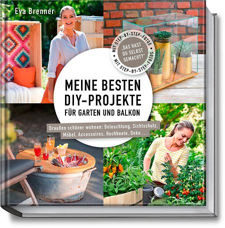 Eva Brenner: "Meine besten DIY-Projekte". Becker Joest Volk Verlag, 184 Seiten, ISBN 978- 3-95453-156-1, € 26.
