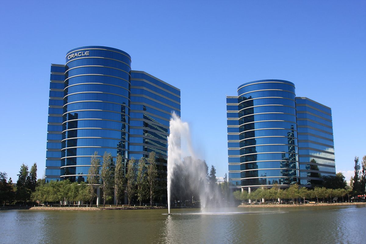 Der Hauptsitz des Software-Unternehmens Oracle in Redwood Shores in Kalifornien.