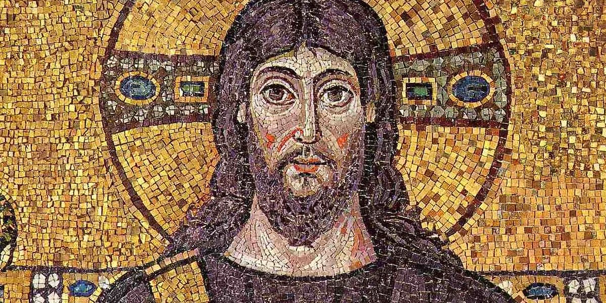 Jesus - Mosaik in der Basilika von Ravenna