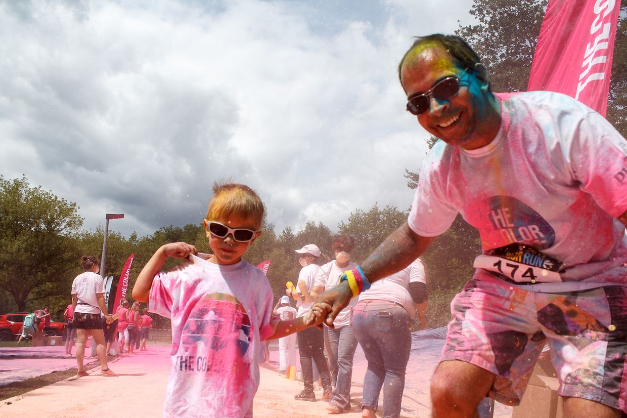 Color Run unicorn edition. Happiest 5k on the planet! Echternach 2017