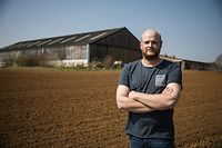 Treffen mit Bauer Albert Kerger wegen Schweinepest-Zaun - Foto : Pierre Matgé/Luxemburger Wort