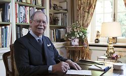 Großherzog Jean im Jahr 2014 auf Schloss Fischbach.