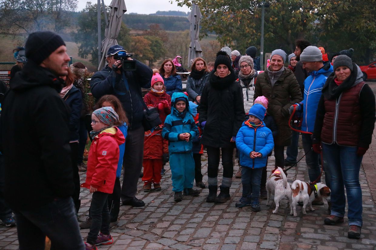 27.10.2018 Luxembourg,  Munshausen, bei der Robbesscheier, Trauliicht, Grusel, Geister Hintergrund der Geschichte, Geisterumzug,  photo Anouk Antony
