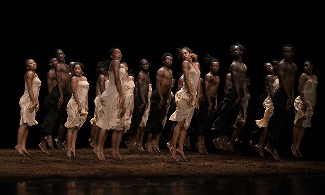 Pina Bausch's The Rite of Spring performed with raw energy by Ecole des Sables from Senegal