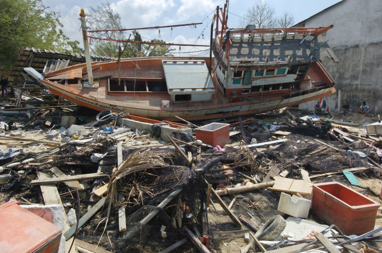 Imagens do Tsunami de 2004