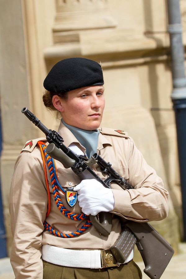 Die feierliche Wachablösung am Mittwochnachmittag.