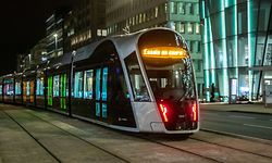 Lok , Testphase Tram , Tram bis zum Bahnhof , Luxtram , Oeffentlicher Transport , bd Royal Foto:Guy Jallay/Luxemburger Wort