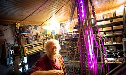 Entretien Gaston Klares fir Ankündigung Steampunk Luxembourg  22.09.2016 Photo Christophe Olinger