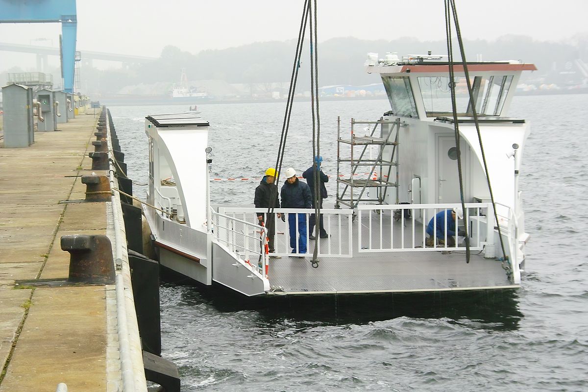 Die neue Moselfähre ist weltweit die erste vollelektrische Autofähre für Binnengewässer.