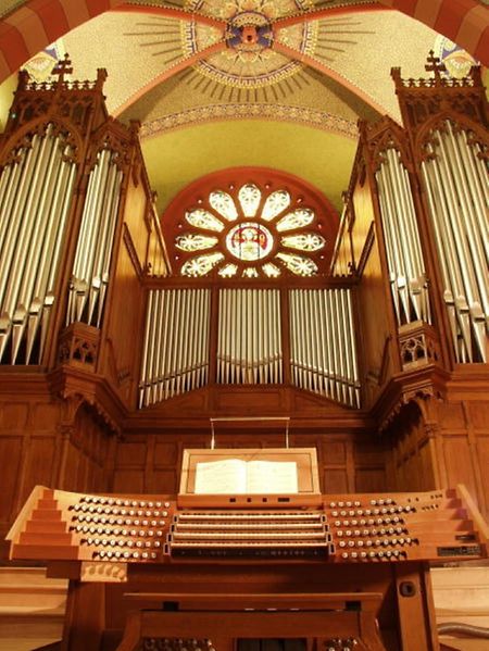 The Stahlhuth-Jann organ at Saint Martin's Church