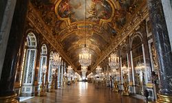 TO GO WITH AFP STORY BY LAURENCE THOMANN
(FILES) A picture taken on June 22, 2007 shows the "Hall of Mirrors" (Galerie des Glaces) at Versailles castle, west of Paris, painted by French artist Charles Le Brun (1619-1690) after its restoration. France's most-expensive TV series ever, "Versailles", a period mini-series of 10 episodes will come out at the end of this year. The makers of the series, about the famous Palace of Versailles outside Paris and King Louis XIV who had it built, have bowed before the inescapable domination of English as the global language of international entertainment.
AFP PHOTO THOMAS COEX