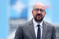 (FILES) In this file photo taken on July 12, 2018, Belgium's Prime Minister Charles Michel arrives to attend the North Atlantic Treaty Organization (NATO) summit in Brussels. - Belgian Prime Minister Charles Michel announces resignation on the evening of December 18, 2018. (Photo by Tatyana ZENKOVICH / POOL / AFP)