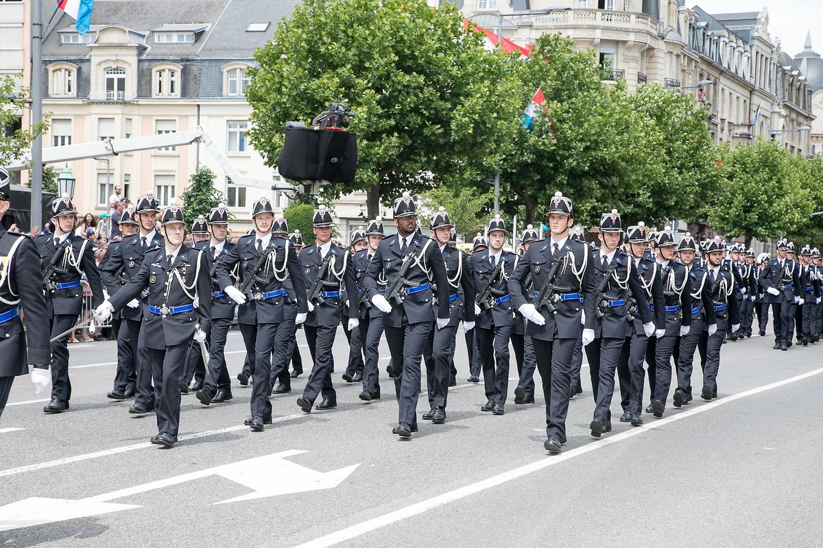 Luxembourg National Day military parade in pictures