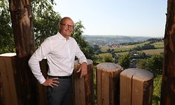 Politik, Sommerinterview Claude Turmes, Kalleksuewen Aussichtsplattform Ettelbrück, Foto: Guy Wolff/Luxemburger Wort