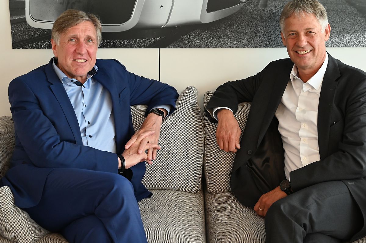 Die beiden grünen Minister François Bausch und Henri Kox. 