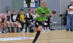 Tina Welter, HB Käerjeng. Handball : Handball Esch – HB Käerjeng,  AXA League. Hall Omnisports Henri Schmitz, Esch-sur-Alzette. Foto : Stéphane Guillaume