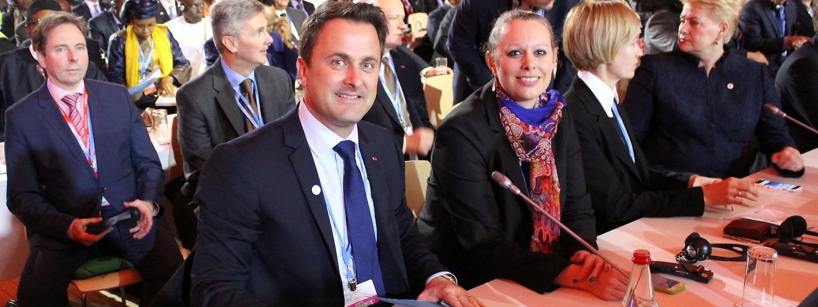 Xavier Bettel, Premier ministre, ministre d'Etat et Carole Dieschbourg, ministre de l'Environnement.