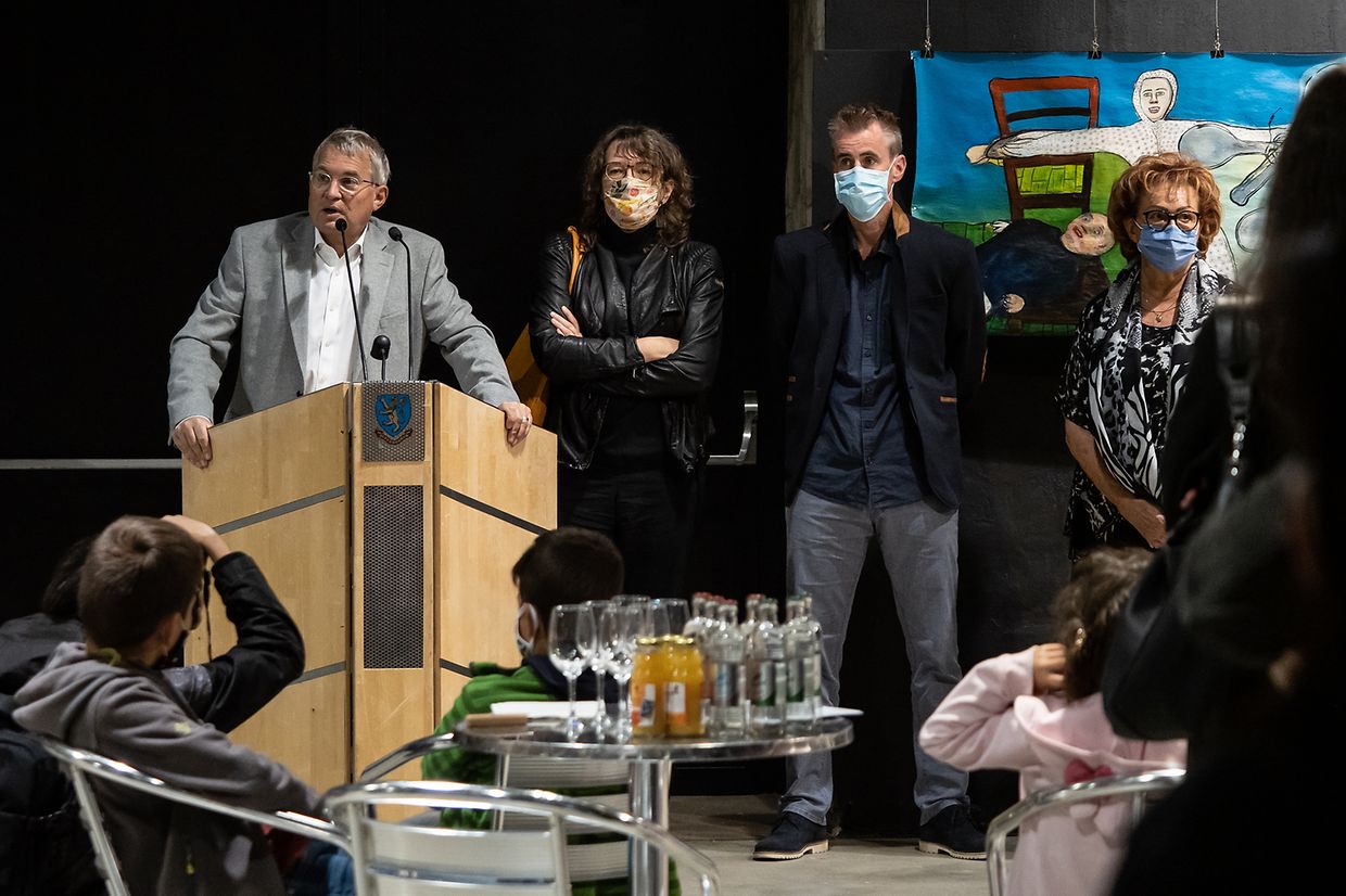 Action Painting Marco Weiten - espace H2O - Differdange -  - 24/09/2020 - photo: claude piscitelli