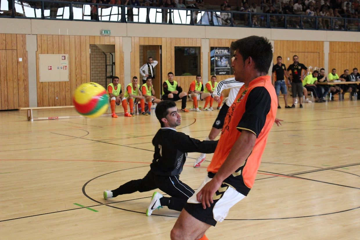 O primeiro golo da ALSS Futsal Team no jogo
