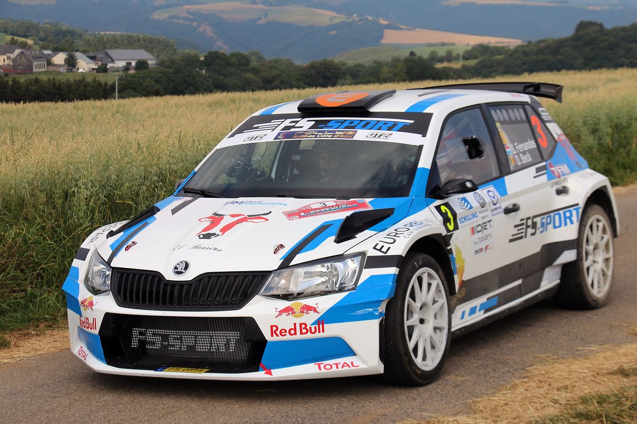 Steve Fernandes obteve um excelente terceiro lugar no edição de 2018 do Rali do Luxemburgo.