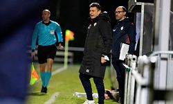 Nicolas Huysman (Trainer Titus Petingen) / Fussball, Nationaldivision, Rodange - Titus Petingen / 19.02.2021 / Petingen / Foto: Christian Kemp