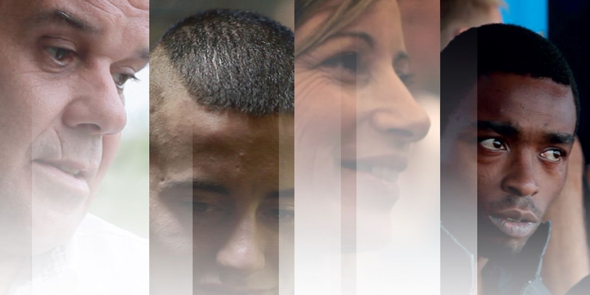 Os quatro protagonistas do filme: Fernando Santos, Jonathan Loureiro, Isabel Oliveira e Carlos Borges