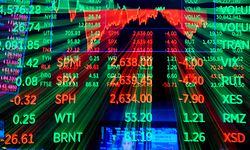 (FILES) In this file photo taken on January 29, 2019 a monitor displays numbers ahead of the closing bell on the floor of the New York Stock Exchange (NYSE) in New York City. - The tech-rich Nasdaq finished above 9,000 for the first time on December 26, 2019, powering to its 10th straight record on gains by Amazon and other tech giants. At the closing bell, the Nasdaq stood at 9,022.39, an increase of 0.8 percent over December 24th's close. (Photo by Johannes EISELE / AFP)