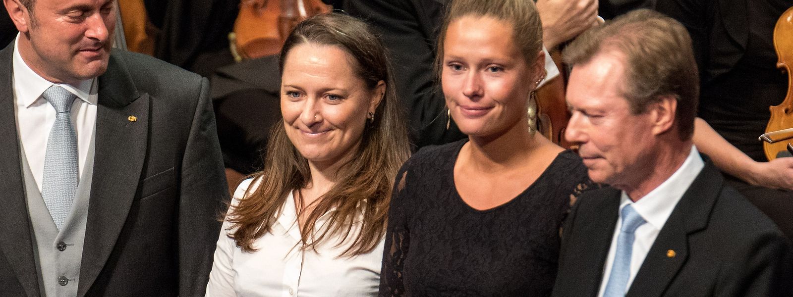 Am Nationalfeiertag wurden Lynn Harpes und Carole Gloden von Großherzog Henri geehrt.