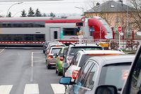 Mehr zu, als offen: Die Bahnschranke in Dippach-Gare sorgt täglich für erhitze Gemüter bei den Autofahrern und Anwohnern.