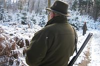 Winterlanschaft Wald Schnee Jagd Jäger Treibjagd Photo Teddy Jaans 12.12.20