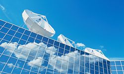 SES Antenna, Satellit, Parabole, Sender, Empfang