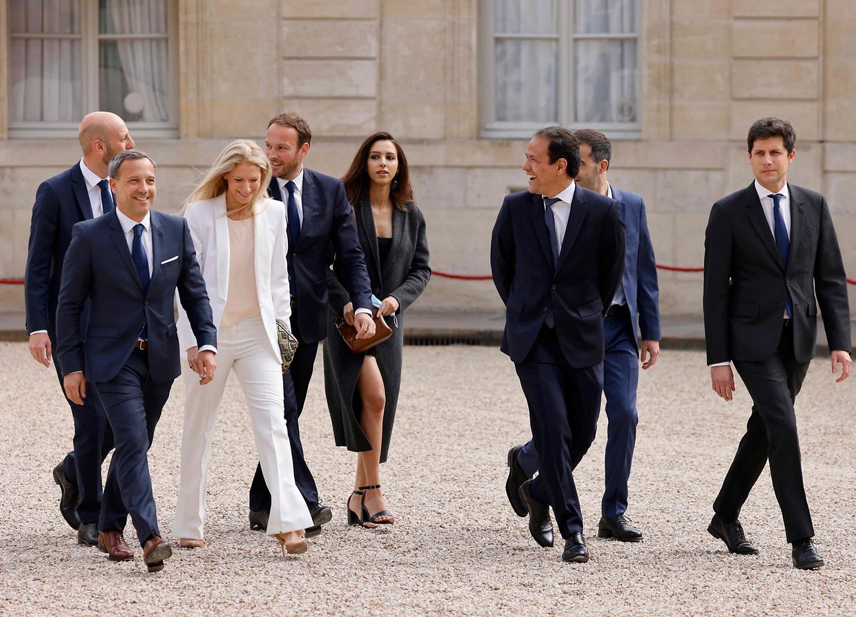 Cérémonie d'investiture d'Emmanuel Macron à la présidence de la France, suite à sa réélection le 24 avril dernier.