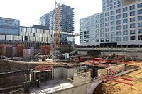 Niemand mehr da: Wie auf der Großbaustelle in Cloche d'Or geht nirgendwo im Land mehr etwas voran.