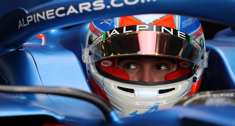 Esteban Ocon (FRA) Alpine F1 Team A521.Alpine F1 Team Filming Day, Wednesday 3rd March 2021.