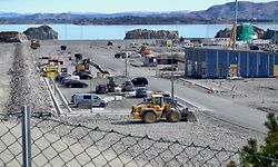 (FILES) This file photo taken on April 24, 2022 in Oygarden near Bergen, Norway, shows the construction site for a terminal which will collect liquefied carbon dioxide CO2, which will arrive by ship from industrial facilities in Europe and will run through a pipeline into geological formations deep beneath the sea bed, so that it does not contribute to global warming. - Denmark on March 8, 2023 inaugurates a project to store carbon dioxide 1,800 meters below the North Sea, the first in the world to bury CO2 imported from abroad. In neighbouring Norway, carbon capture and storage facilities are already in operation to offset domestic emissions but the country will also be receiving tonnes of liquefied CO2 in a few years' time, transported from Europe by ship. (Photo by Alexiane LEROUGE / AFP)