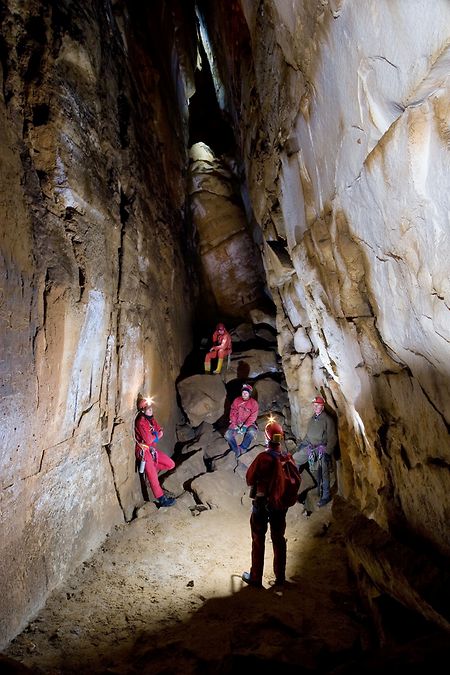 Die tiefste Stelle in der Grotte Ste-Barbe wird Kathedrale genannt.