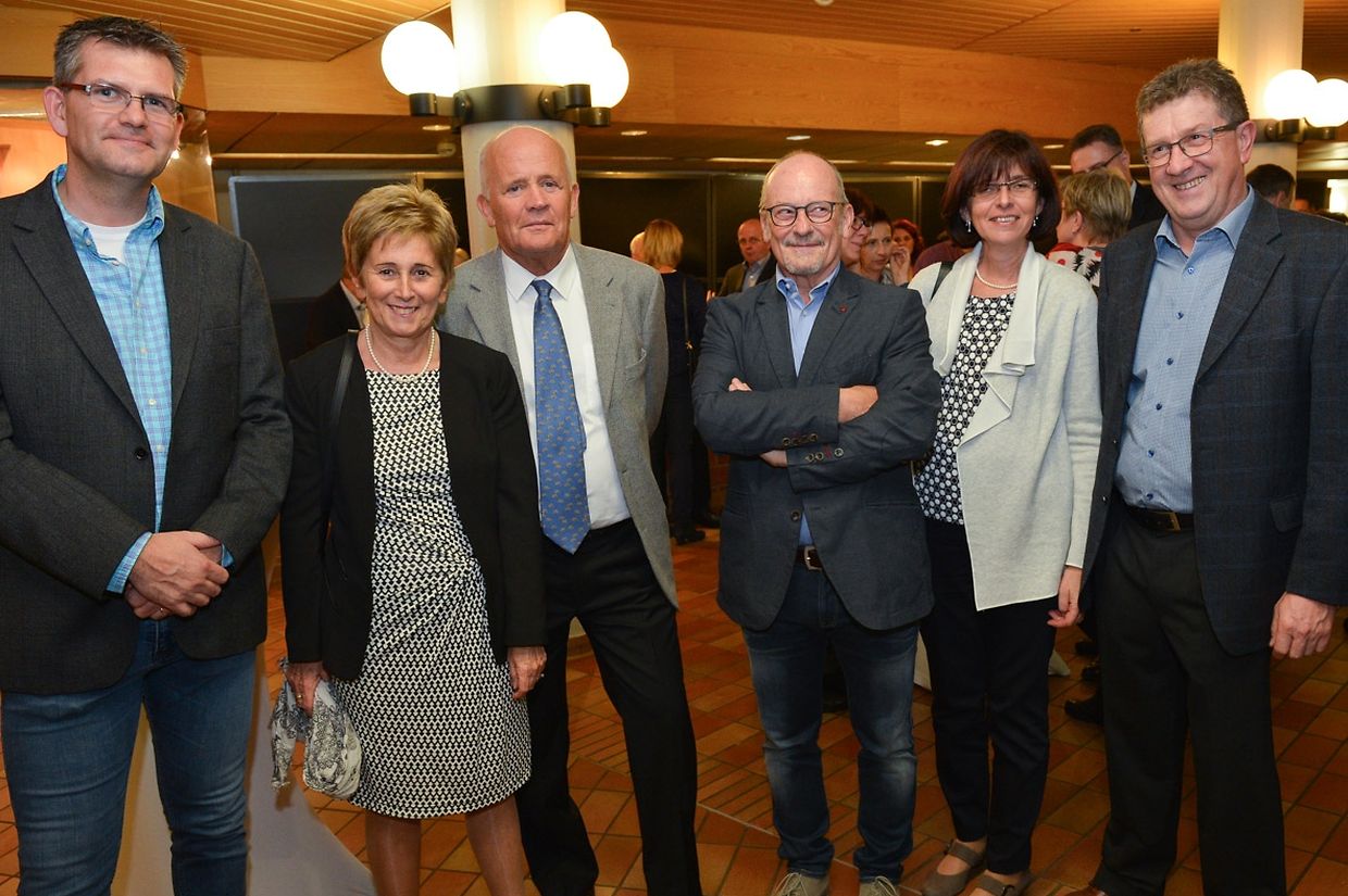 Dan Heiderscheid, Martine Didier, Lucien Didier, Arsène Berger, Annette Ries und Julien Ries