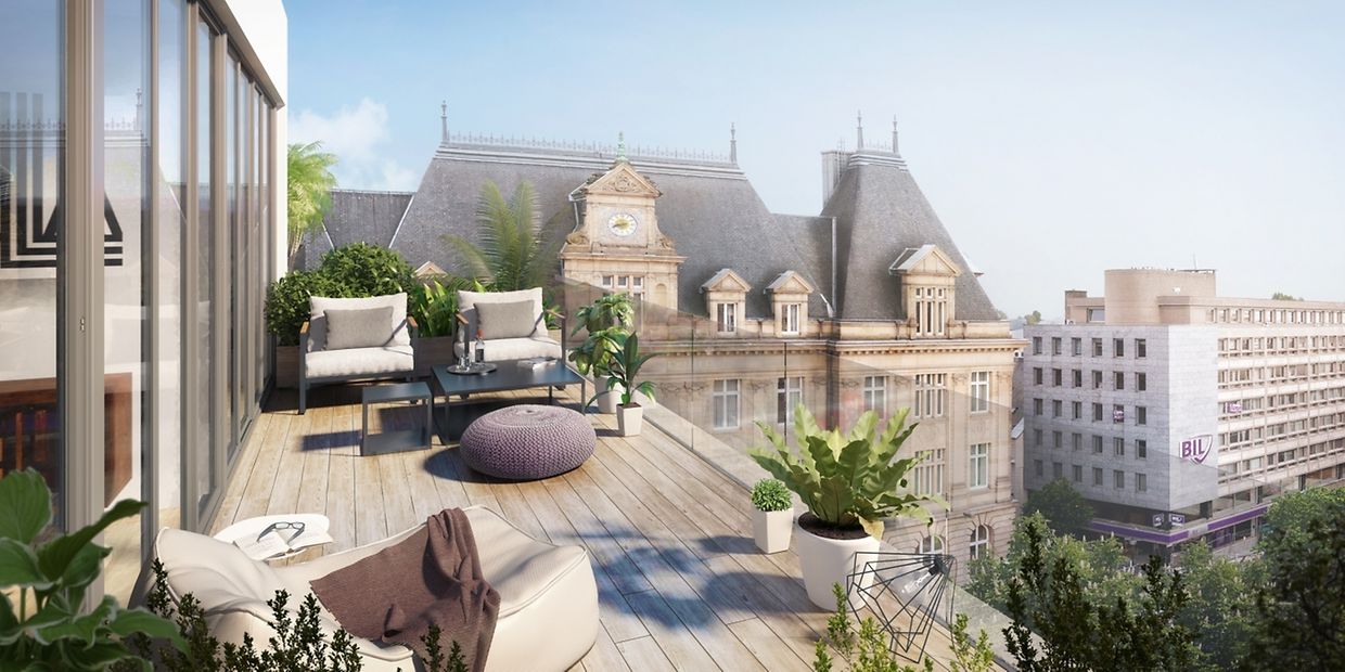 Oui, oui, il reste un penthouse à vendre pour le moment.