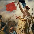 Das Original von Delacroix' Gemälde "La liberté guidant le peuple" hängt im Louvre - für Facebook zunächst kein Argument.