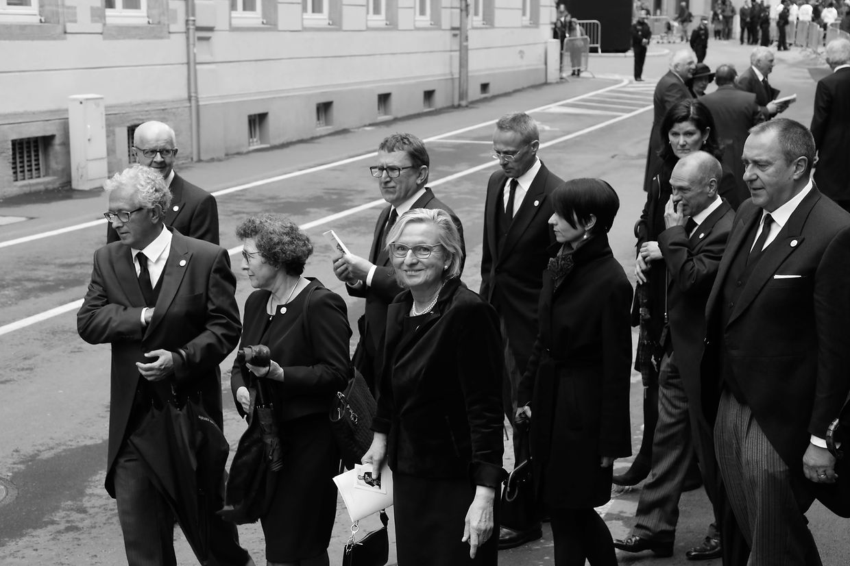 Lokales, Online, Kathedrale, Staatsbegräbnis Großherzog Jean, funérailles Grand-Duc Jean, Eingang Kathedrale,