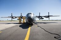 Politk, Besichtigung François Bausch der Militärischen Luftfahrt Basis von Melsbroek, Foto: Lex Kleren/Luxemburger Wort