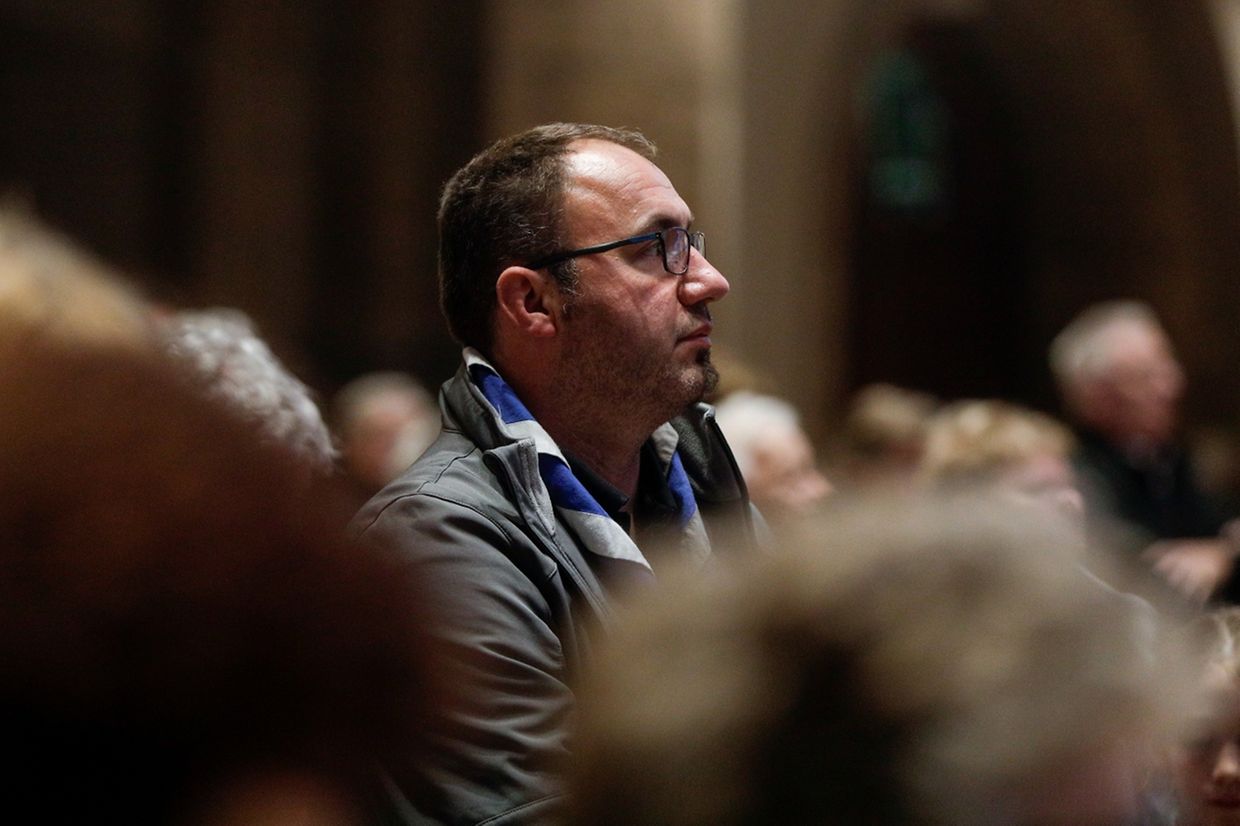 Messe für Kordall Sainte - Barbe (Kéinzig, Féngeg) und die neuen Pfarreien: "Mess – Réibierg Sainte - Famille" (Äischdall, Garnech-Koler-vun der Mess).