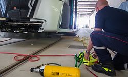 Reportage: Feuerwehrübung in der neuen Tram, Foto Lex Kleren