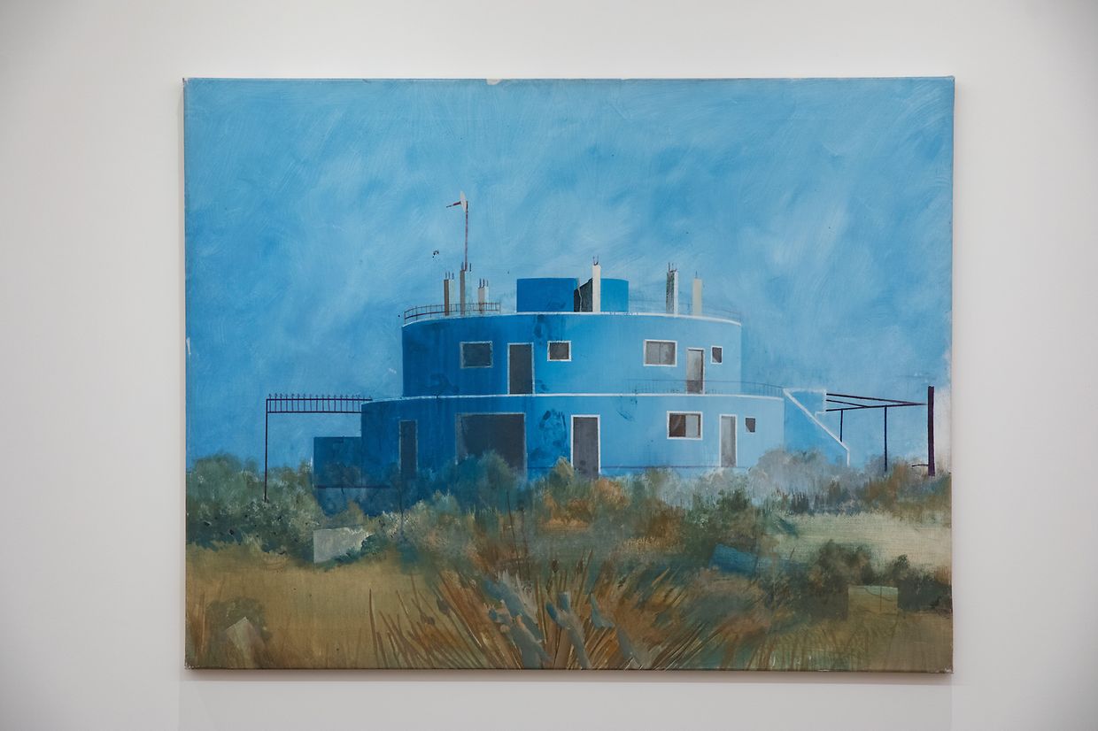 Edi Hila: «The Blue House» (2000, acquisition en 2019). 